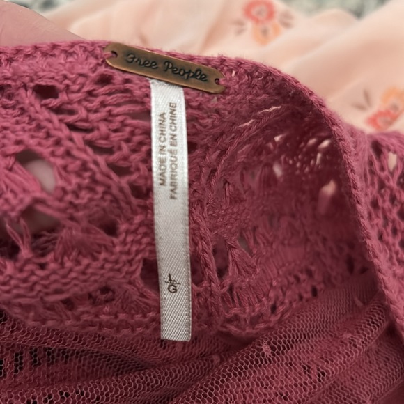 FREE PEOPLE blush comb crochet dress - Picture 4 of 4